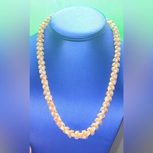 Ni’ihau momi Kahelelani authentic filigree clasp shell necklace lei rare